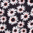 thumbnail image 2 of Zelouf Cotton Spandex Knit Print  , Sewing, DIY, Crafts Fabric by the Yard, 988 Blk/grapefr, 20 Yard, 2 of 2