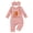 Pink, variant on Halloween Baby Girl Outfit Pumpkin Long Sleeve Onesie Romper Jumpsuit Halloween Clothes Girl(Red,3-6 Months)