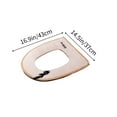thumbnail image 3 of Steadline Toilet Seat Warmer Cover,Bathroom Soft Thicker Warmer with Zipper Snaps Fixed Stretchable Washable Fiber Cloth Toilet Seat Covers Pads Easy Installation & Cleaning, 3 of 6