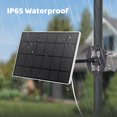 thumbnail image 3 of Cargador de panel solar NETVUE tipo C de 3 W IP65 a prueba de agua, 3 of 5
