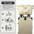 thumbnail image 5 of Expandable Rolling Travel Bag With 360° Detachable Wheels Trolley Sleeve Pocket Foldable Luggage Bag Waterproof Carry On Overnight Tote Duffle Bag For Home Storage Gym Moving Camping, 5 of 9