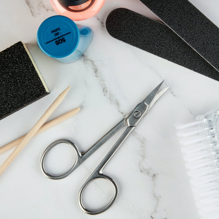 Set of 2 Cuticle Small Beauty Scissors Manicure Toenail Scissors Trimmer  Shears