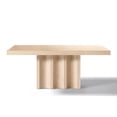 thumbnail image 2 of ACME Inca Dining Table in Travertine Stone, 2 of 6