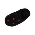 thumbnail image 2 of WoMen's Slipper with Memory Foam Fluffy Soft Warm Slip Fashion Casual Home Indoor And Outdoor Solid Color Heart-Shaped Slippers Plus Velvet Warm One-Foot Slippers, 2 of 6