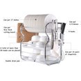 thumbnail image 3 of Multifunctional 3-Tier Dish Drying Rack, Stainless Steel Kitchen Sinkware Dish Rack Kitchen Supplies Drying Frame, Quick Dry with with Drainboard, 3 of 8
