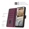 thumbnail image 4 of Allytechgroup Compatible with iPhone 15 Plus Flip Wallet Case, PU Leather with Credit Card Slot Military Grade Drop Protection Cover for iPhone 15 Plus, Maroon, 4 of 8