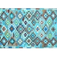 thumbnail image 1 of Ahgly Company Indoor Rectangle Southwestern Light Blue Country Area Rugs, 3' x 5', 1 of 4