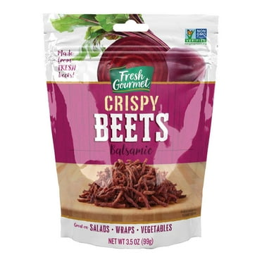 Fresh Gourmet Crispy Balsamic Beets | 3.5 Ounce (Pack of 8)