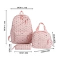 thumbnail image 3 of Backpacks for Kids Polka Dot Large Capacity Backpack for Teen Girls School Travel Daypack Black One Size, 3 of 4