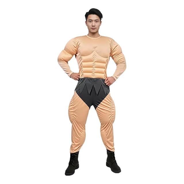 Mono musculoso para hombre, traje musculoso informal para actuaciones, fiestas, eventos, cosplay