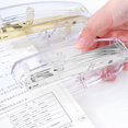 thumbnail image 3 of Stapler Minimalist Style Labor Saving Easy Stapling Comfortable Grip Acrylic Metal Handheld Stapler for Office School, 3 of 5