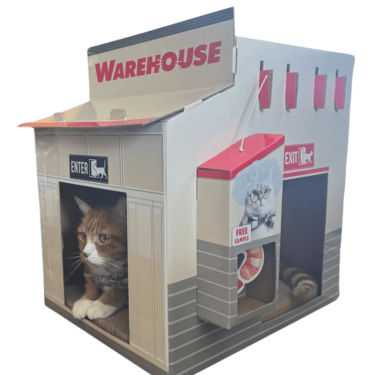 Costco Warehouse Cat Scratcher, Reinforced Cardboard