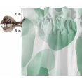 thumbnail image 5 of Purple Ombre Kitchen Curtains and Valances Set, Rod Pocket Curtains Tier Farmhouse Window Curtains 24 Inch Length, Gradient Abstract Aesthetics Simple 3 Piece Kitchen Curtains Set, 5 of 6