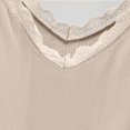 thumbnail image 3 of UYISJ Women Lace Trim Tank Top Sleeveless Crew Neck Shirt Basic Tee Solid Color Comfy Camisole, 3 of 6