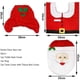 thumbnail image 3 of Juego de 3 fundas navideñas para asiento de inodoro y alfombra de Papá Noel, cubierta para tanque, decoración navideña, 3 of 5