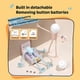 thumbnail image 3 of Cute Bulb Man Night Light for Kids - 2024 Changeable Shape Bulb Man, Mini Desk Lamp with Suction Cup, 3 of 5