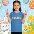 thumbnail image 2 of Boys' Sports Outdoor Easter Print Crew Neck Short Sleeve Blue 12Y-13Y, 2 of 6
