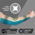 thumbnail image 6 of Guatemala Flag Proud Guatemalan Vintage Arm Sleeves For Men And Women Compression Sun Protection Tattoo Cover Up Baseball Basketball Running, 6 of 6