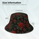 thumbnail image 3 of Fotbe Roses Sombrero Tipo Pescador con Estampado – Sombrero de Sol de Algodón de Moda para Playa, Golf, Pesca, 3 of 6