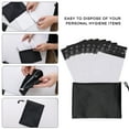 thumbnail image 4 of Tuciyke Sanitary Napkin Disposal Bags Pack of 100,Sanitary Disposal Bags White Opaque Bags 5x8inches Feminine Personal Disposal Bags For Tampons,Sanitary Pads,Sanitary Liners(with Black Storage Bag), 4 of 7