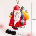 thumbnail image 3 of 1PCS Hand Painted Nordic Iron Angel Pendant New Year Metal Christmas Ornaments Pendants Hanging Xmas Tree Decor Home Decoration, 3 of 5