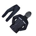 thumbnail image 1 of Cateissary Traje impermeable desmontable para adultos, ropa impermeable elástica, traje de lluvia, prendas de vestir ajustables de doble capa Almacenamiento y organización del hogar XXXL, 1 of 6
