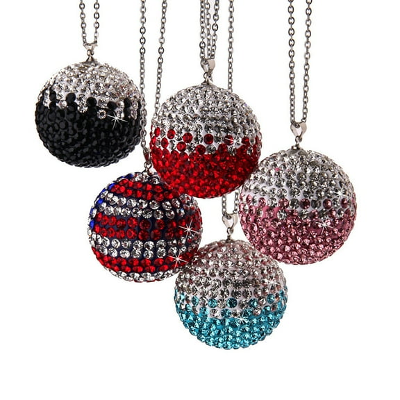 Worgeous  Rhinestone Rearview Mirror Hanging Decoration Car Accessories Miss