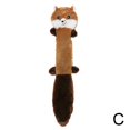 thumbnail image 1 of Cute Raccoon Pet Toy - Fabric, 45 * 15cm, Yellow/Grey/Brown - Exercise & Anxiety Relief, 1 of 7