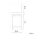 thumbnail image 2 of Lagoon Russ Rattan Bar Table with Aluminum Legs, 2 of 4