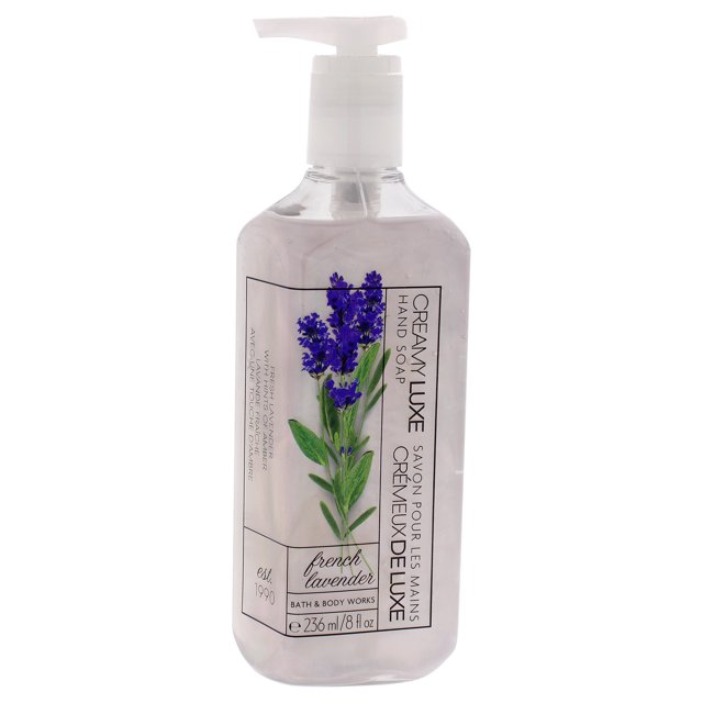 Jabón Bath & Body Works Bath and Body Works French Lavender Creamy Luxe Hand Soap Jabón Dama 8oz