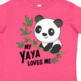 thumbnail image 4 of Inktastic My Yaya Loves Me- cute panda Boys or Girls Toddler T-Shirt, 4 of 5