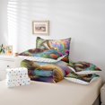 thumbnail image 5 of Feelyou 3D Sloth Twin Bedding Sets 7-Piece, Dreamy Starry Sky Bedding Comforter Set, Animal Wildlife Sheet Sets, Breathable Bedroom Decorative, 5 of 7