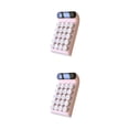thumbnail image 1 of Calculadora simple Cateissary Papelería para estudiantes Rosa 2piezas, 1 of 6