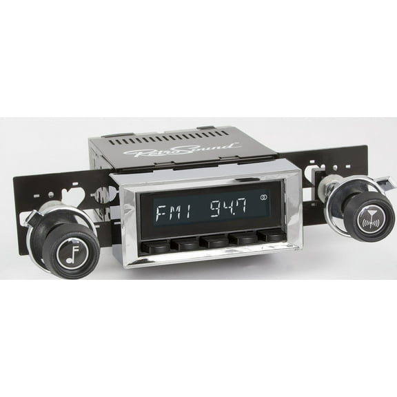 RetroRadio Compatible with 1970-81 Pontiac Firebird Features Include Bluetooth, HD, SiriusXM Ready, AM/FM LB-M4-116-117-37-73PT