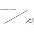 thumbnail image 4 of 0.6mmx6mmx300mm Spring Steel Extension Tension Springs Black, 4 of 5