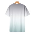 thumbnail image 4 of Fiudx Ofertas Flash Del Día Camiseta Estampada a La Moda para Mujer, Blusa de Manga Corta, Tops Informales con Cuello Redondo, 4 of 5
