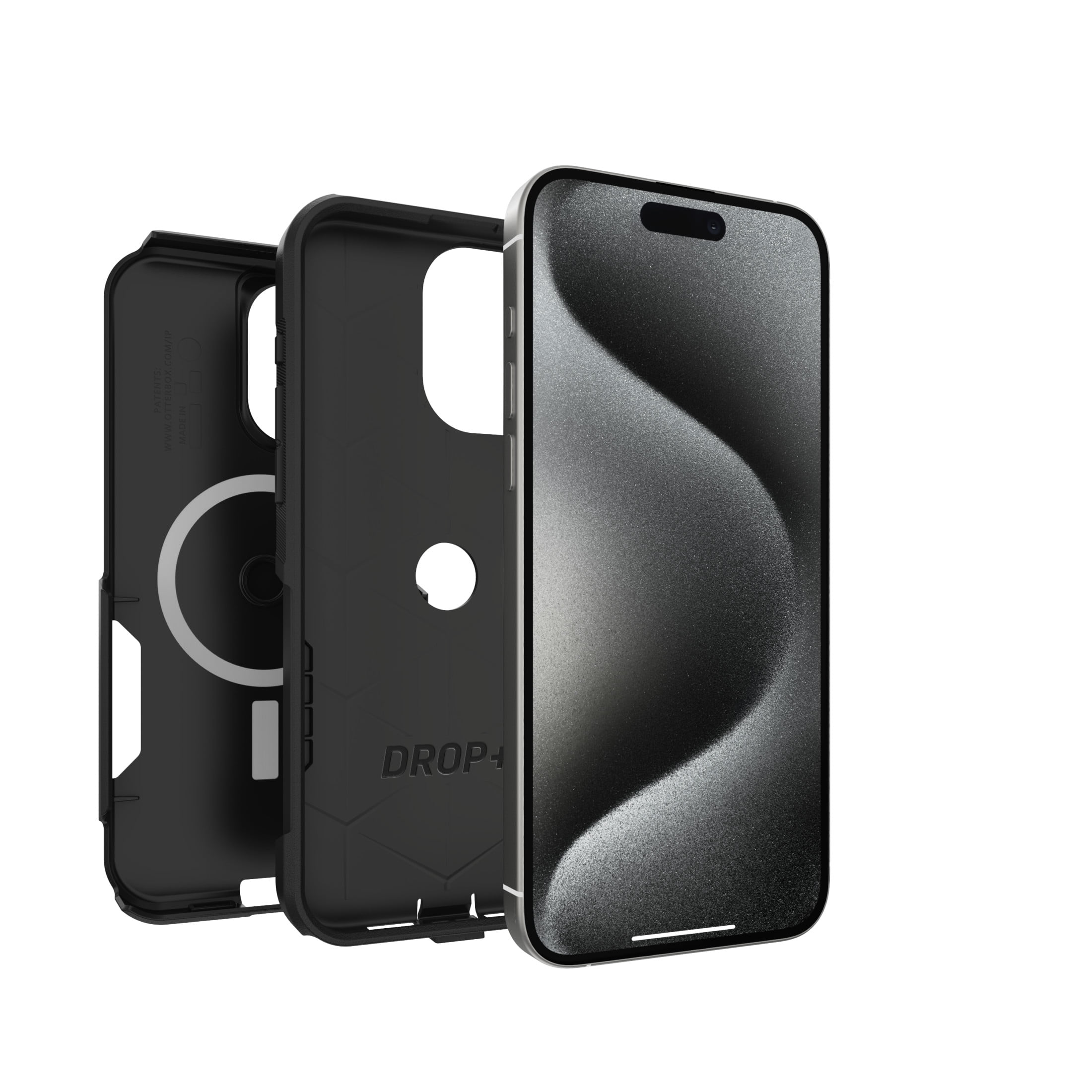 OtterBox Commuter Series Case with MagSafe for Apple iPhone 15 Pro Max - Black