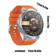 thumbnail image 3 of Nkmbld Watch Fitness Tracker Smart Sports Watch HD Smart Bracelet Advanced Bluetooth Calling and Extra Long Battery Life Customised Dials, Orange, 3 of 7