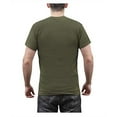 thumbnail image 4 of Rothco Solid Color T-Shirt with Cotton / Polyester Blend,Olive Drab, 4 of 4