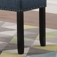 thumbnail image 3 of Dining Benches Biony Fabric Dining Bench with Nailhead Trim, Blue,Dining Benches With Storage, 3 of 5