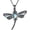 Moonstone_Black, variant on Opal Dragonfly Necklace 925 Sterling Silver Moonstone Turquoise Necklaces Dragonfly Jewelry Christmas Birthday Gifts for Women Mom Her