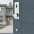 thumbnail image 2 of Baldwin EESANxCONCQE112 Santa Cruz Full Plate Single Cylinder Keyed Entry Handleset -, 2 of 7
