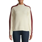 EV1 from Ellen DeGeneres Women’s Side Stripe Turtleneck Sweater