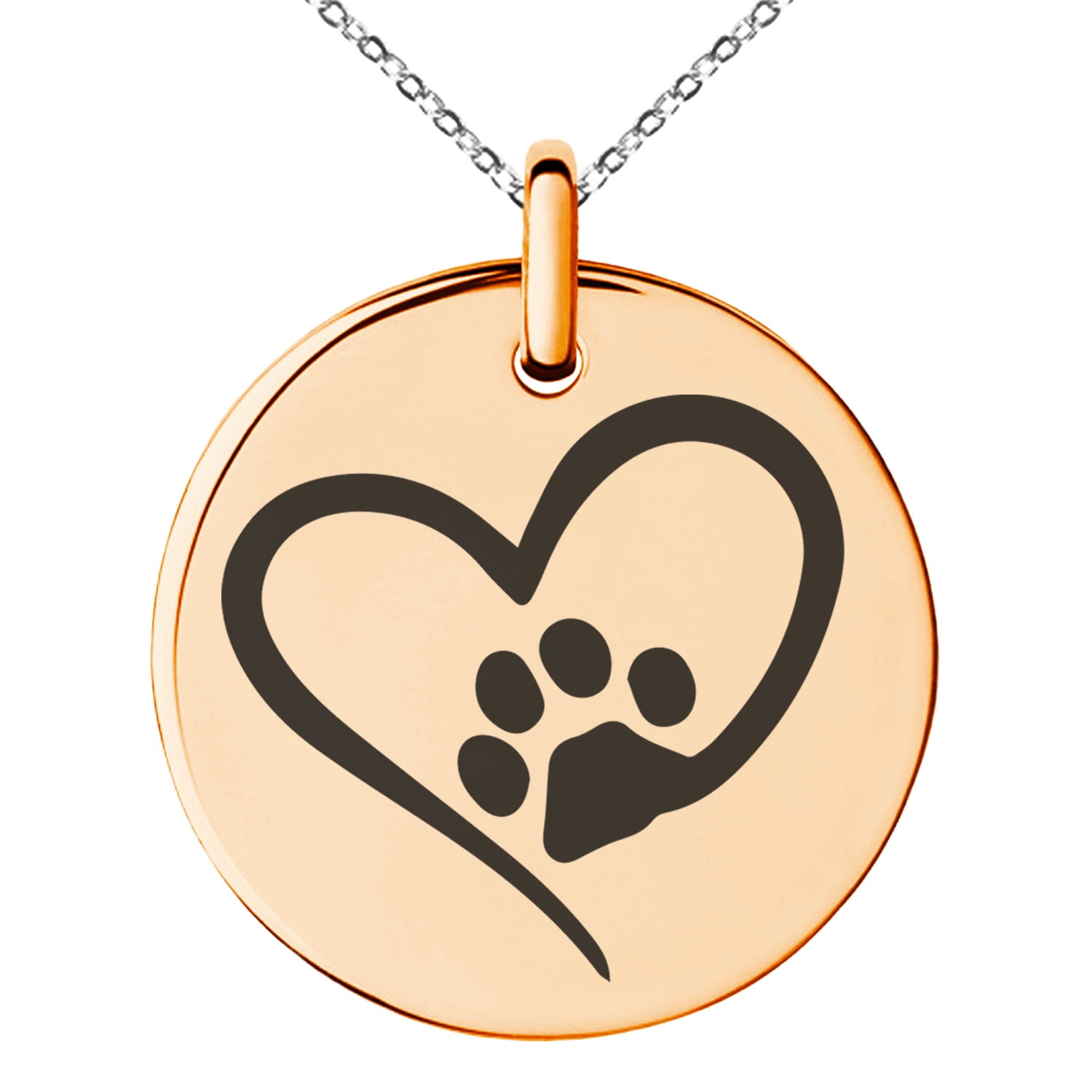 Handmade enamel charm necklace Dog heart pendant necklace Cute dog charm necklace