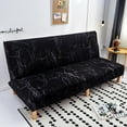 thumbnail image 4 of Stretch Elastic Armless Couch Cover Folding Futon Decor B, 4 of 8