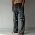 thumbnail image 2 of Pantalon Décontracté pour Homme - Pantalon à Lacets avec Poches Imprimées à la Mode pour le Quotidien au Style Moderne, 2 of 4