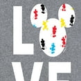 thumbnail image 3 of Mickey & Friends - Mickey Love Fill - Women's Short Sleeve Graphic T-Shirt, 3 of 5