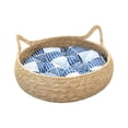 thumbnail image 2 of Cama rascadora para gatos con accesorios de cojín extraíbles Tabla rascadora para gatos cómoda y lavable para perros pequeños y medianos Centro de Azul 35cm SM SunniMix Cama para rascar gatos, 2 of 8
