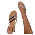 thumbnail image 4 of Samickarr Summer Slippers For Women Indoor And Outdoor Wide Summer Flat Bottom Shoes Rhinestone Flip-flops Women Flip Flops Casual Slippers, 4 of 9