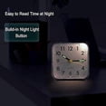 thumbnail image 3 of Silent Analog Alarm Clock Non Ticking, Gentle Wake, Beep Sounds, Increasing Volume, Battery Operated Snooze, 3 of 5